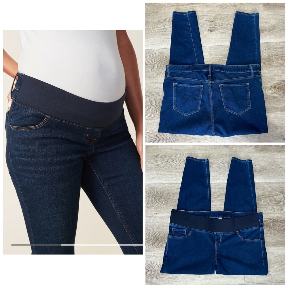 Old Navy Maternity | Rockstar Super Skinny Fromt Low-Panel Jeans
